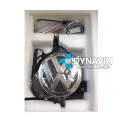 DYNAVIN-VOLKSWAGEN GOLF 5, GOLF 6, PASSAT CC - EMBLEMA MOTORIZADO. CÁMARA TRASERA OCULTA A TODO COLOR