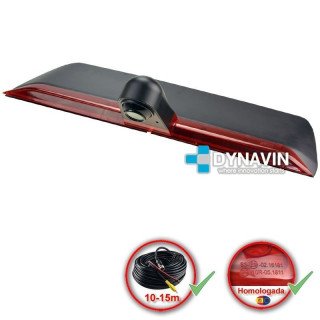 DYNAVIN-VW CRAFTER (+2018) - LUZ DE FRENO SUPERIOR. CÁMARA TRASERA DE APARCAMIENTO. A TODO COLOR