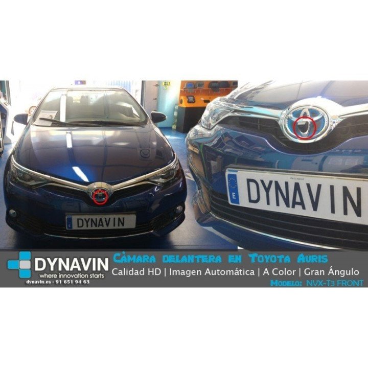 DYNAVIN-TOYOTA CAMARA DELANTERA, FRONTAL DE APARCAMIENTO. A TODO COLOR