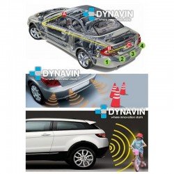 DYNAVIN-SENSORES DE PARKING - KIT DE 4 CAPSULAS PROFESIONAL CON BUZZER