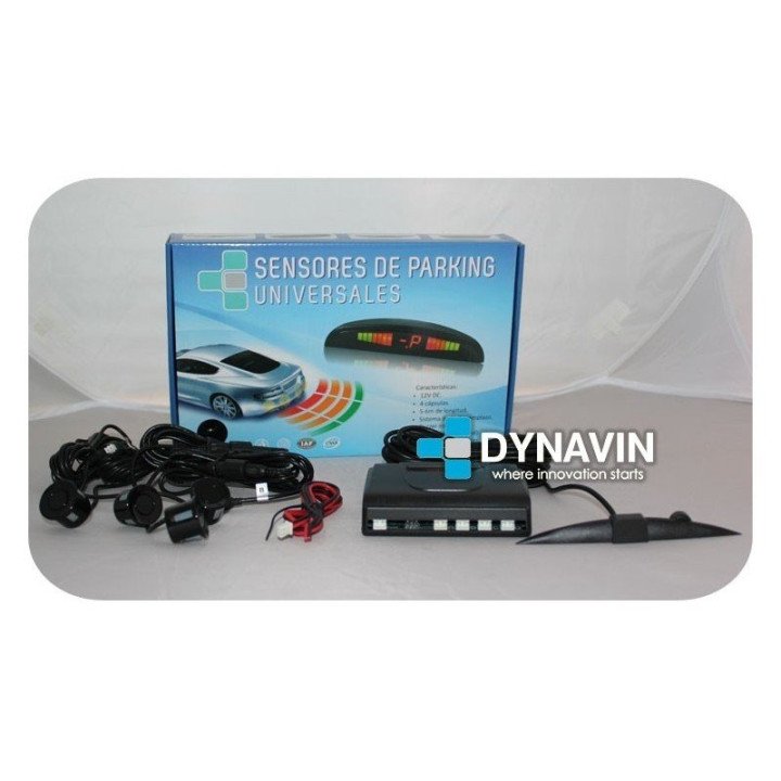 DYNAVIN-SENSORES DE PARKING - KIT DE 4 CAPSULAS CON DISPLAY LED