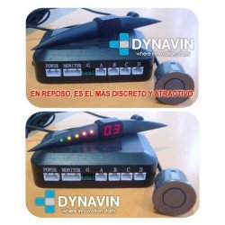 DYNAVIN-SENSORES DE PARKING - KIT DE 4 CAPSULAS CON DISPLAY LED