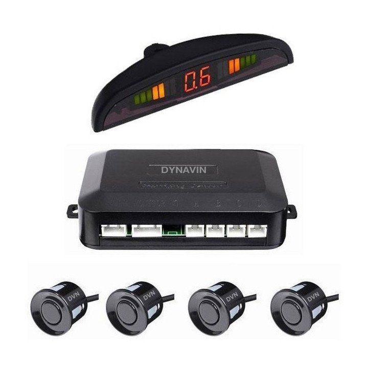 DYNAVIN-SENSORES DE PARKING - KIT DE 4 CAPSULAS CON DISPLAY LED