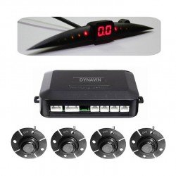 DYNAVIN-SENSORES DE PARKING - KIT DE 4 CAPSULAS CON DISPLAY LED