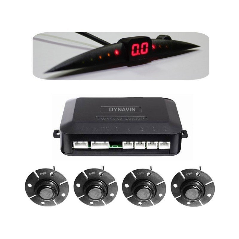 DYNAVIN-SENSORES DE PARKING - KIT DE 4 CAPSULAS CON DISPLAY LED DYNAVIN-SENSORES DE PARKING - KIT DE 4 CAPSULAS CON DISPLAY LED