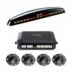 DYNAVIN-SENSORES DE PARKING - KIT DE 4 CAPSULAS CON DISPLAY LED