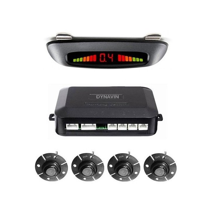 DYNAVIN-SENSORES DE PARKING - KIT DE 4 CAPSULAS CON DISPLAY LED