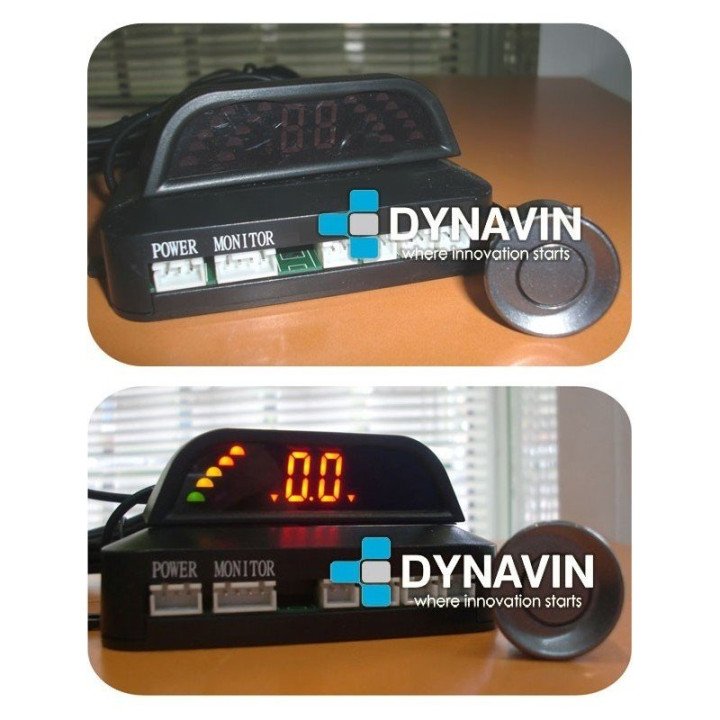 DYNAVIN-SENSORES DE PARKING - KIT DE 8 CAPSULAS CON DISPLAY LED