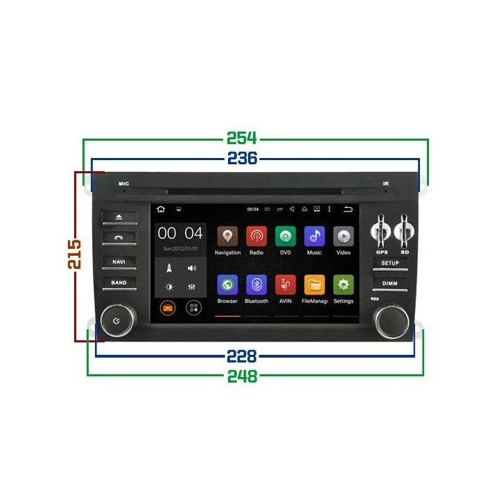PORSCHE CAYENNE E1 (2002-2010) - ANDROID