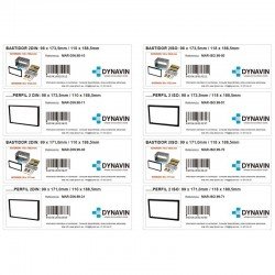 2 ISO BASTIDOR DE MONTAJE UNIVERSAL: 98 x 173,5mm / 118 x 188,5mm