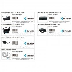 2 ISO BASTIDOR DE MONTAJE UNIVERSAL: 98 x 173,5mm / 118 x 188,5mm