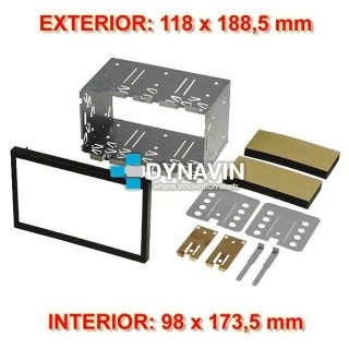 2 ISO BASTIDOR DE MONTAJE UNIVERSAL: 98 x 173,5mm / 118 x 188,5mm