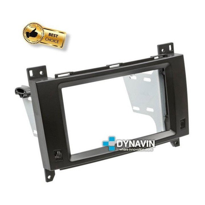 MB CLASE A, B, SPRINTER, VITO, VIANO, VW CRAFTER - MARCO ADAPTADOR 2 DIN CON ANCLAJES PROFESIONALES