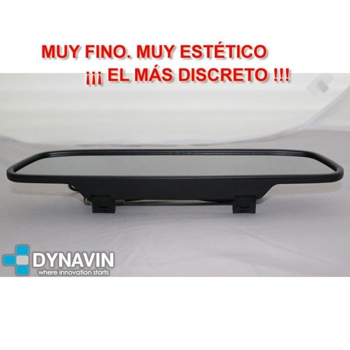 PACK RETROVISOR 4,3" + CAMARA TRASERA DVN-1016 CAM