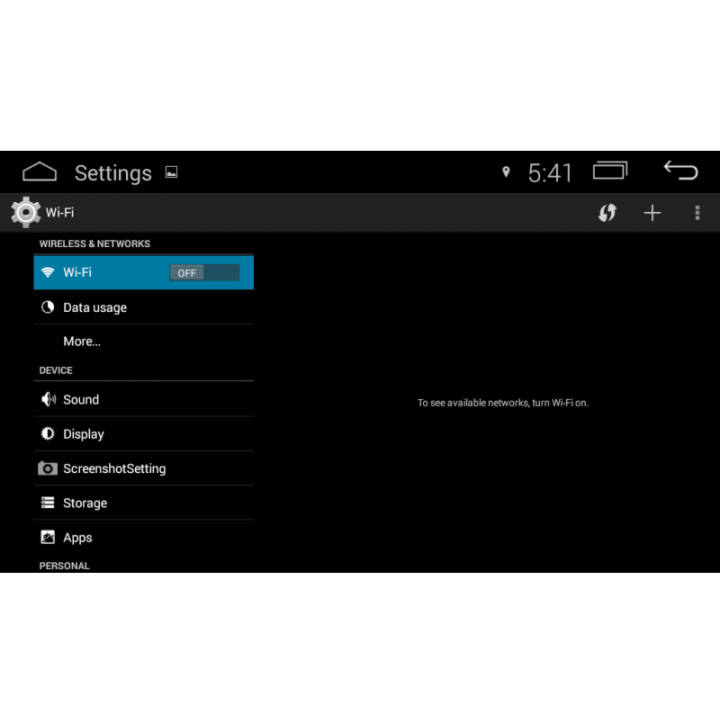 AUDI A4, A5, Q5 (NON MMI) - ANDROID 7"