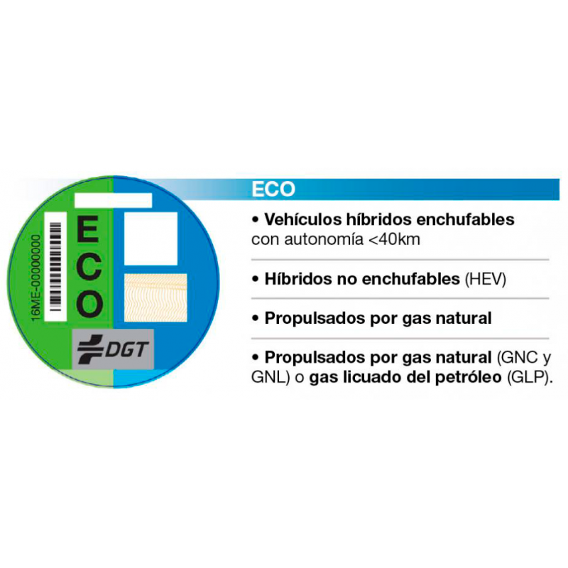 Distintivo ambiental ECO Distintivo ambiental ECO