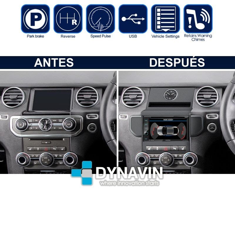 LAND ROVER DISCOVERY IV (LR4 2009-2016) - 2DIN KIT RADIO UNIVERSAL