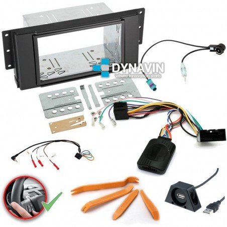 LAND ROVER DISCOVERY, FREELANDER, RANGE ROVER SPORT (+2005) - 2DIN KIT RADIO UNIVERSAL