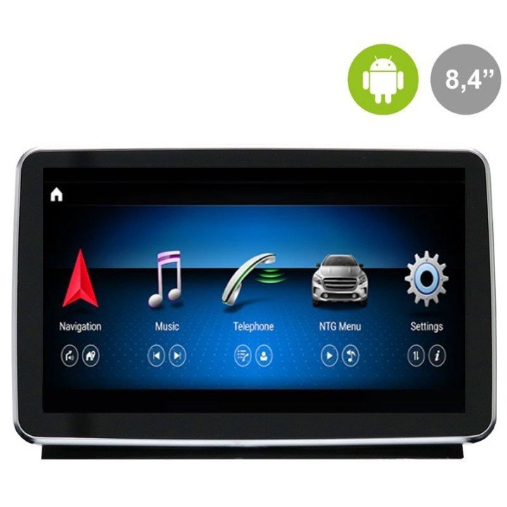MERCEDES BENZ ML W166, GL X166 (+2011) - ANDROID 8,4"
