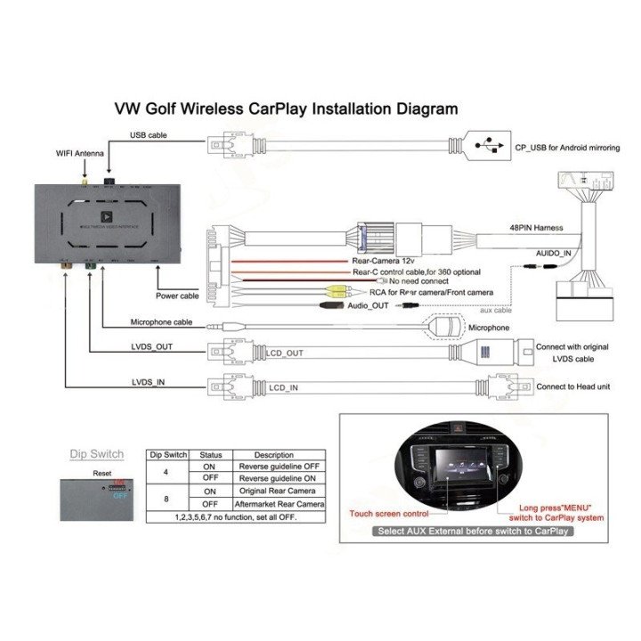 VW, SKODA, SEAT, PORSCHE... MIB/MIB2 (CON CD EN GUANTERA) - CAR PLAY, CAMARA TRASERA