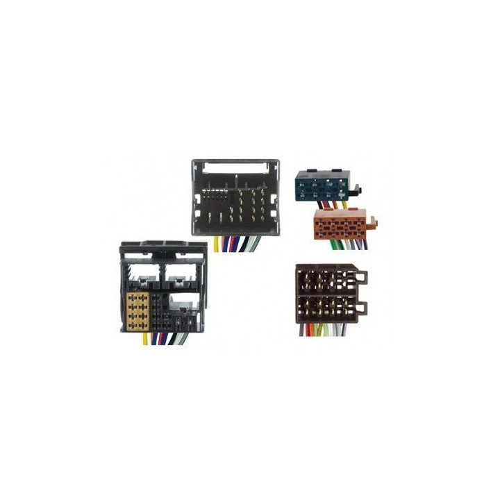 Conjunto conectores ISO-OEM Audi