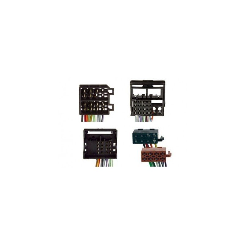 Conjunto conectores ISO-OEM Audi Conjunto conectores ISO-OEM Audi