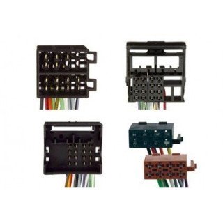 Conjunto conectores ISO-OEM Citroën, Peugeot