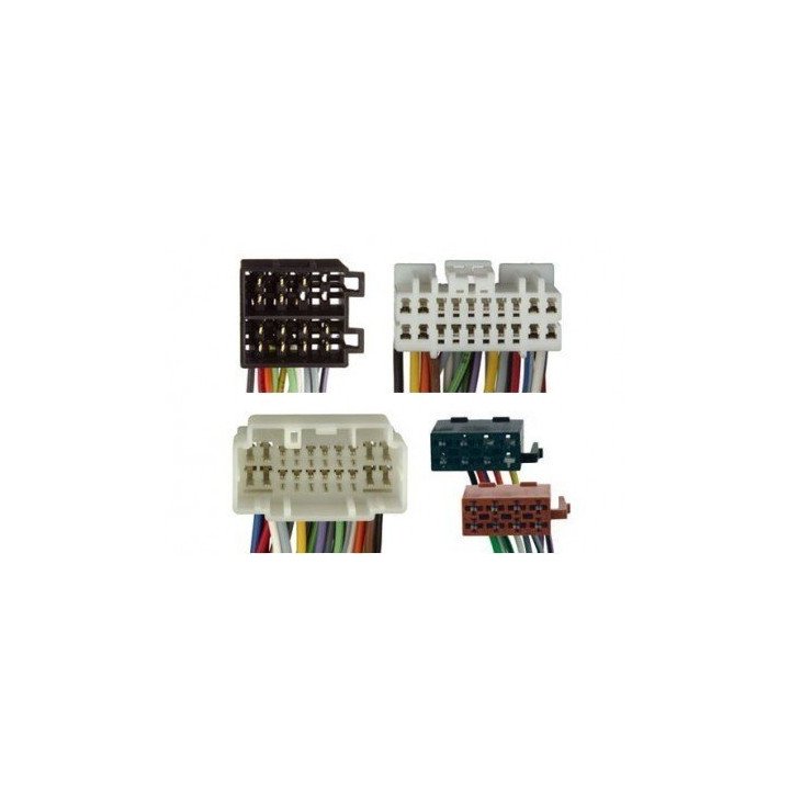 Conjunto conectores ISO-OEM Honda,Suzuki,Nissan