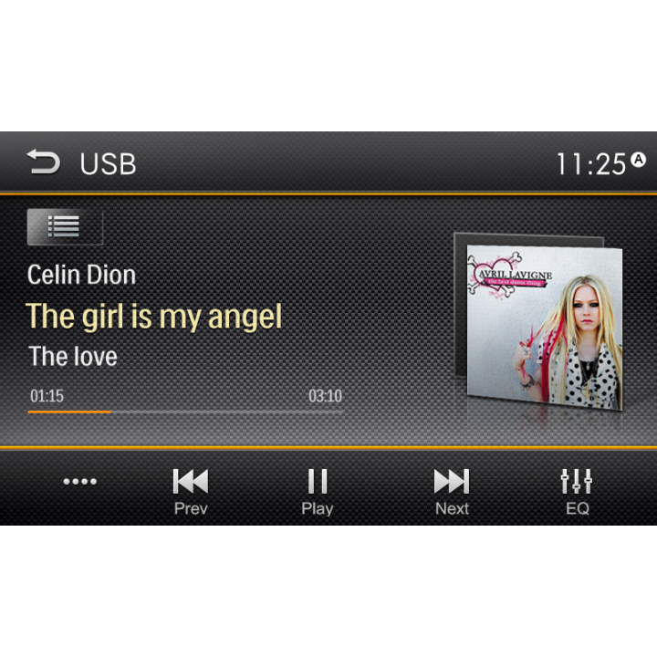 Radio-reproductor de 2 DIN DD418R