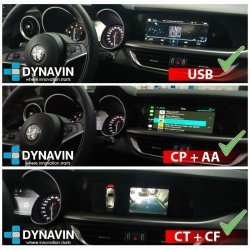 Cámara Trasera + Cámara Delantera para ALFA ROMEO GIULIA y STELVIO