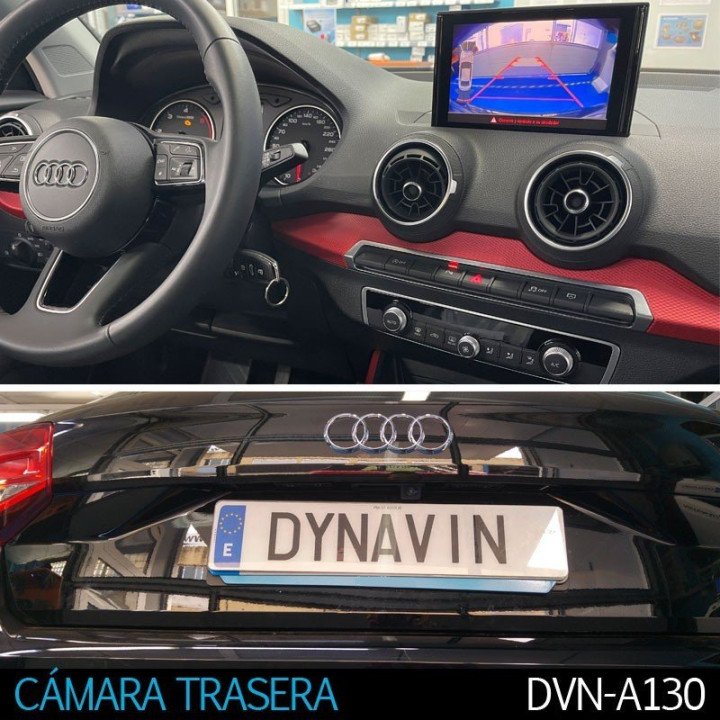 Cámara Trasera A130 a todo color para hueco de maneta de apertura de maletero para AUDI, SEAT, SKODA y PORSCHE.