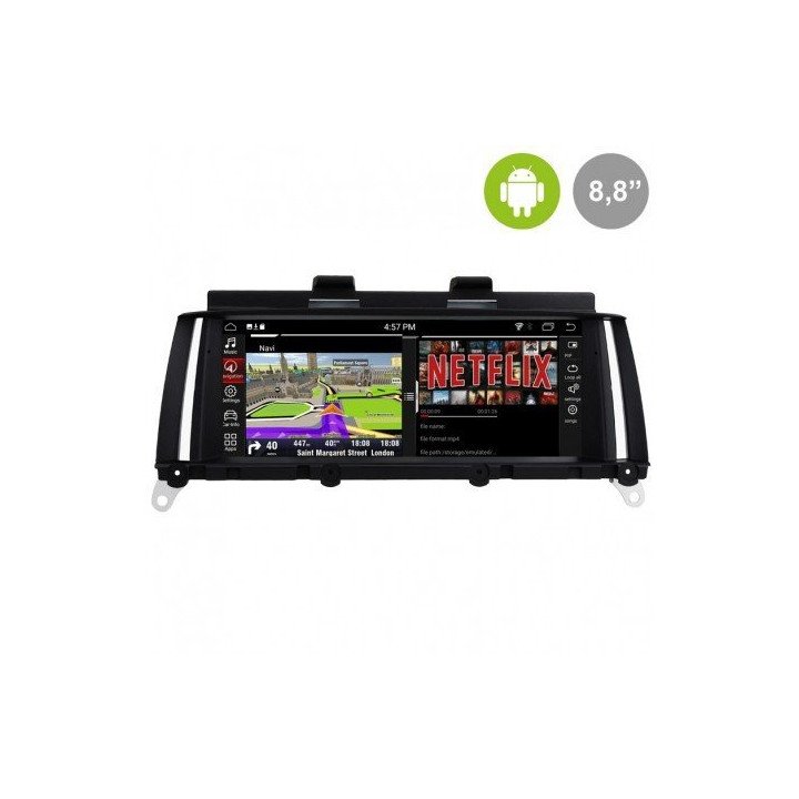 Pantalla Android 10´8" para BMW X3 F25 (+2010) CIC