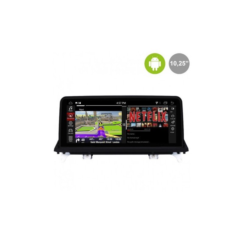 Pantalla Android para BMW X5 F15, BMW X6 F16 (+2015)