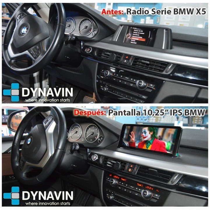 Pantalla Android para BMW X5 F15, BMW X6 F16 (+2015)