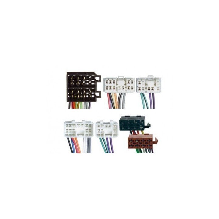 Conjunto conectores ISO-OEM Mazda