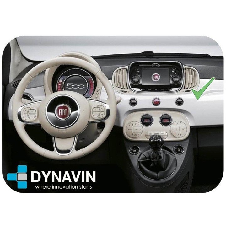 Pantalla Android para FIAT 500 (+2016)