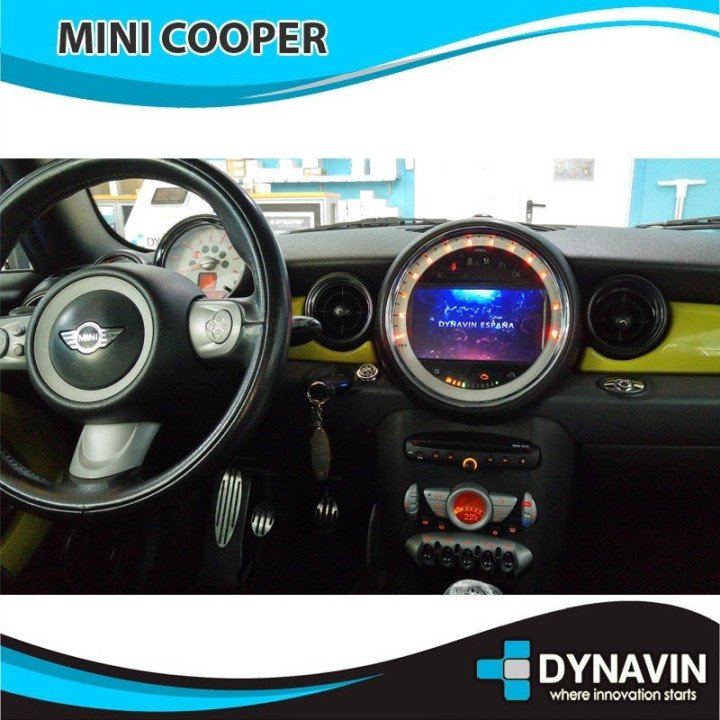 Pantalla Android para MINI R55, R56, R57 y R60 (2006-2014)