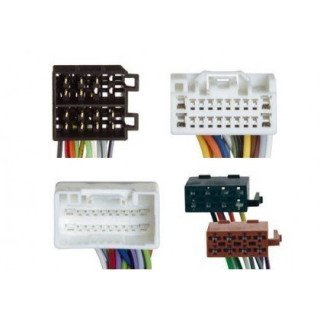 Conjunto conectores ISO-OEM Mitsubishi, Peugeot, Citröen