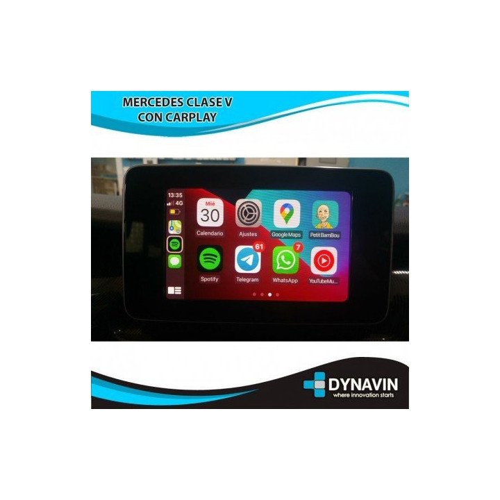 MERCEDES NTG5.0/5.1/5.2 CAR PLAY, CAMARA TRASERA, CAMARA DELANTERA