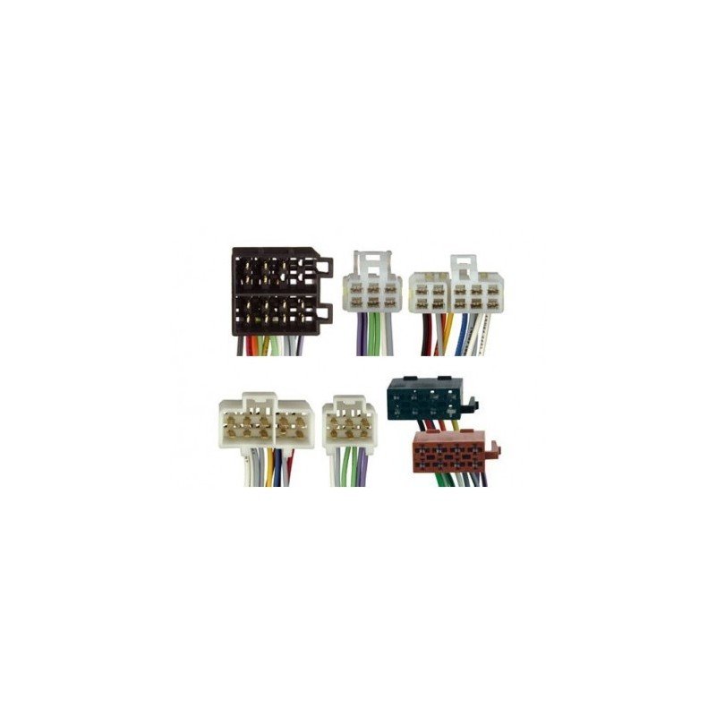 Conjunto conectores ISO-OEM Nissan Conjunto conectores ISO-OEM Nissan