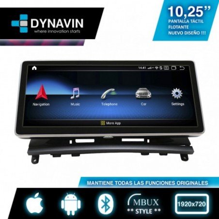 ANDROID 10,25" para MERCEDES CLASE C W204 (2007-6/2011)