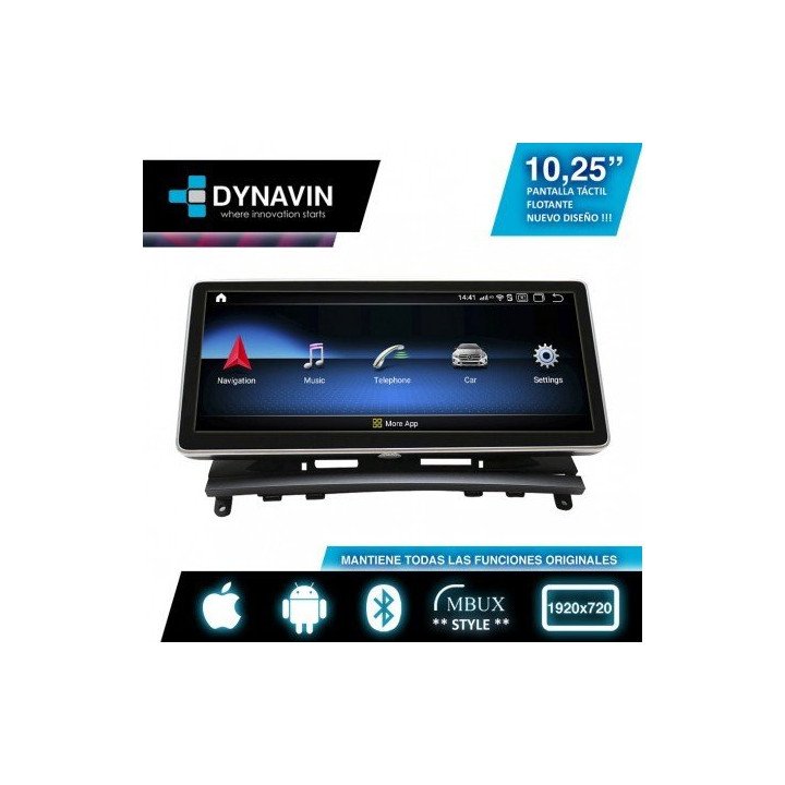 ANDROID 10,25" para MERCEDES CLASE C W204 (2007-6/2011)