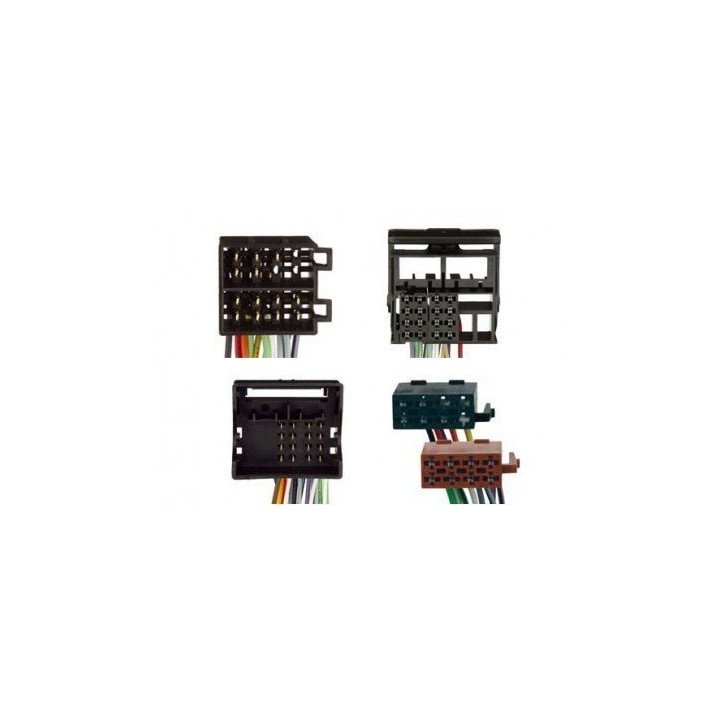 Conjunto conectores ISO-OEM Opel, Suzuki