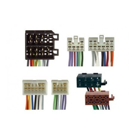 Conjunto conectores ISO-OEM Toyota, Dahiatsu