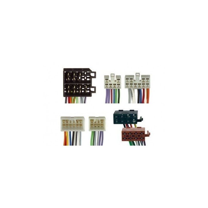 Conjunto conectores ISO-OEM Toyota, Dahiatsu