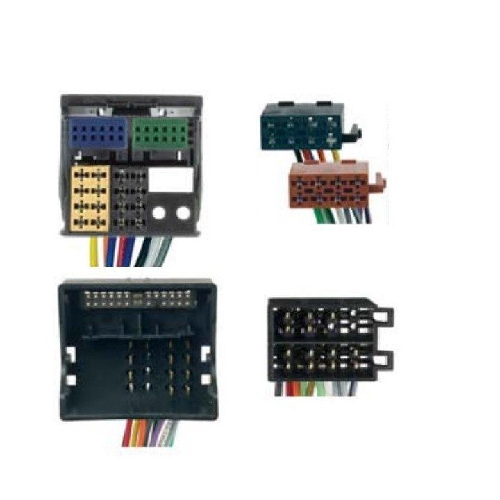 Conjunto conectores ISO-OEM VW-Audi