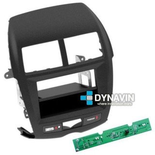 MITSUBISHI ASX, PEUGEOT 4008, CITROEN C4 AIRCROSS - SOPORTE CON MARCO ADAPTADOR 1DIN MITSUBISHI ASX, PEUGEOT 4008, CITROEN C4 AIRCROSS - SOPORTE CON MARCO ADAPTADOR 1DIN