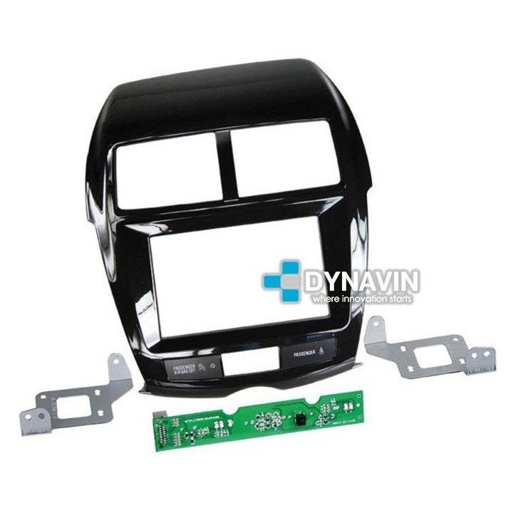 MITSUBISHI ASX, PEUGEOT 4008, CITROEN C4 AIRCROSS - SOPORTE CON MARCO ADAPTADOR 2DIN