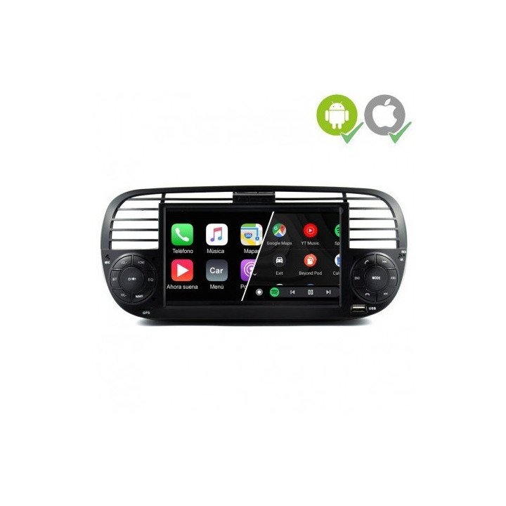 Comprar Android para FIAT 500, FIAT 500C (Type 312 +2007)