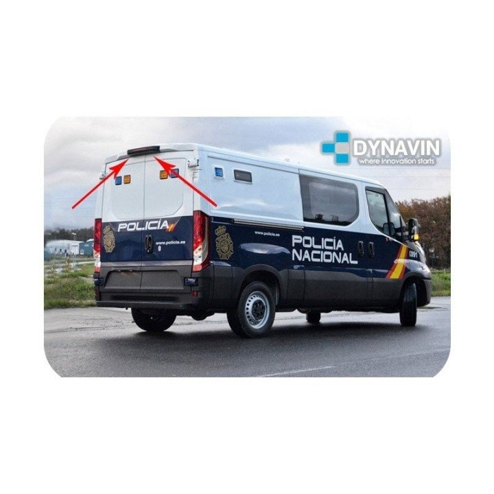 DYNAVIN-IVECO - LUZ DE FRENO SUPERIOR. CÁMARA TRASERA DE APARCAMIENTO. A TODO COLOR